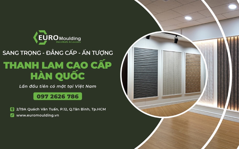 đơn vị ốp tường nhựa giả gỗ Euro Moulding