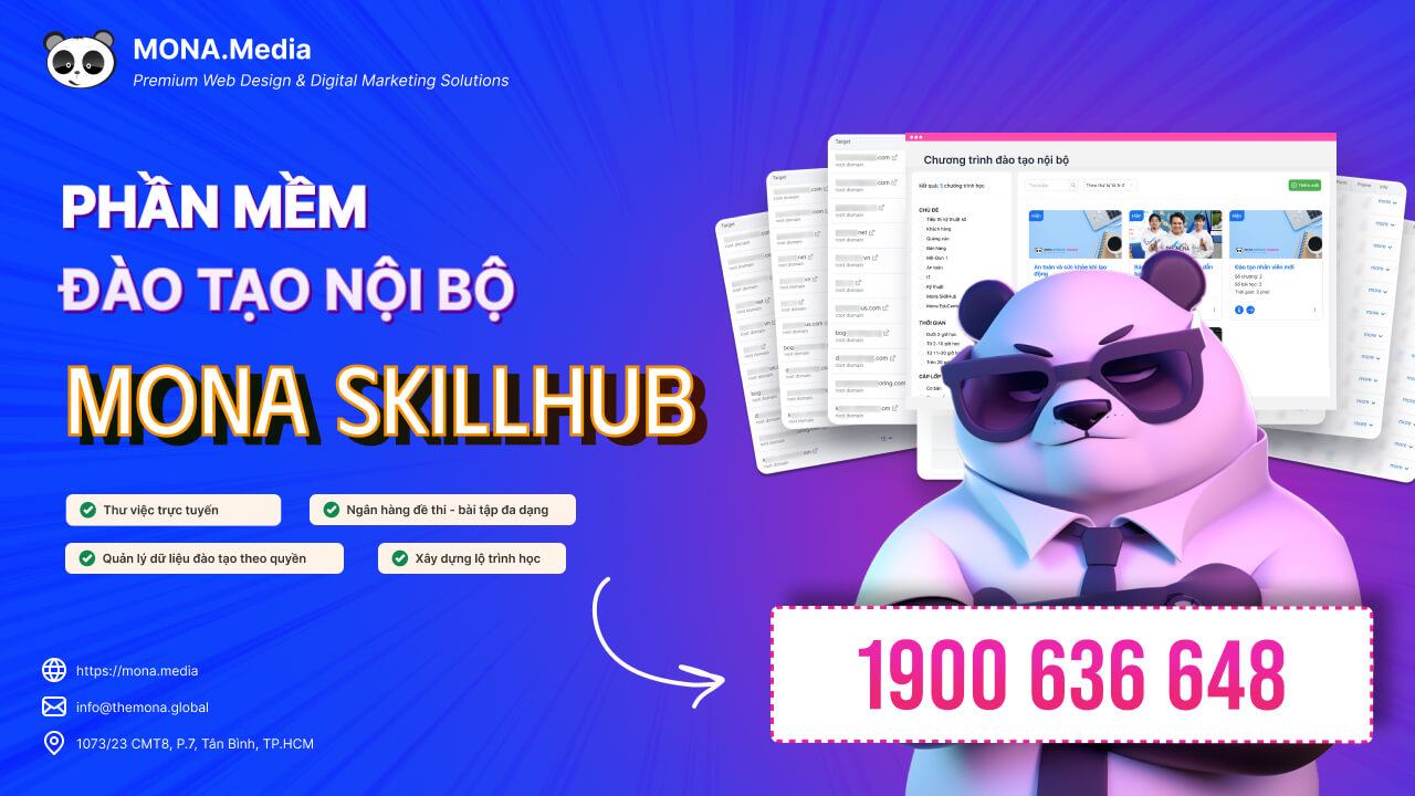 Phần mềm đào tạo nhân viên MONA SkillHub