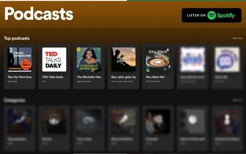 chức năng podcast