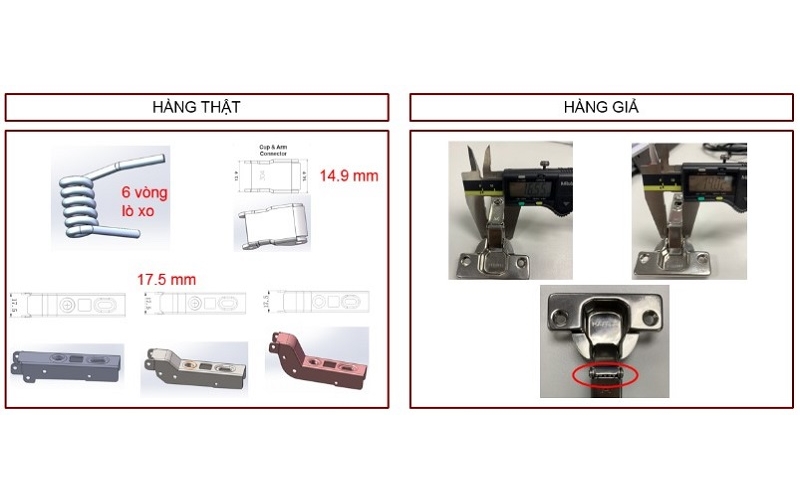 so sánh các thông số kỹ thuật khác